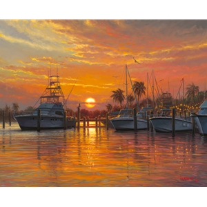 Sunset Harbor by Mark Keathley