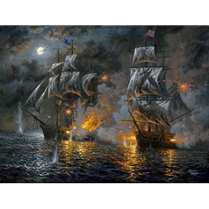 Limited edition release of USS Constitution by Abraham Hunter