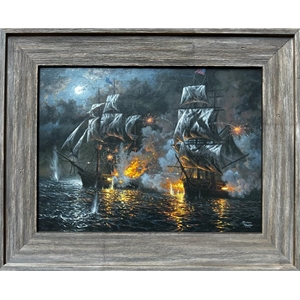 USS Constitution 12x16 Mini by Abraham Hunter