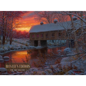 Emert's Cove Crossing Winter by Mark Keathley