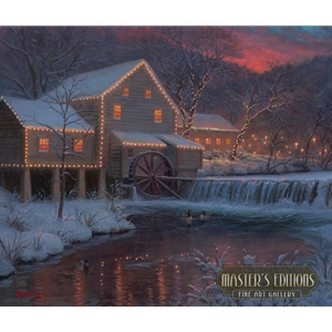 Winter at the Old Mill by Mark Keathley