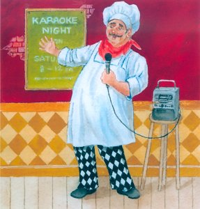 Karaoke Chef by Gloria Eriksen