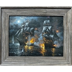 USS Constitution 12x16 Mini by Abraham Hunter