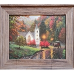 Autumn Chapel 12x16 Mini by Mark Keathley
