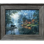 Firefly Cove 12x16 Mini by Abraham Hunter