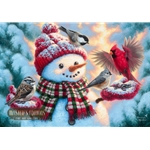 Happy Snowman by Abraham Hunter - 12x18 Exclusive